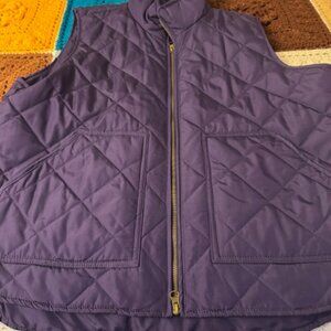 Ladies Purple G.H. Bass & Co. Winter Vest Size XLarge